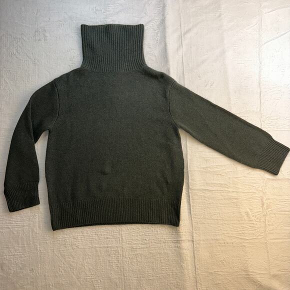 Lisa Yang Holly Sweater Turtleneck 100% Cashmere Olive Green Sz 0 / XS NWT $895 - Picture 10 of 16
